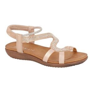 Cipriata Womens/Ladies Serpent Sandals / Rose Gold